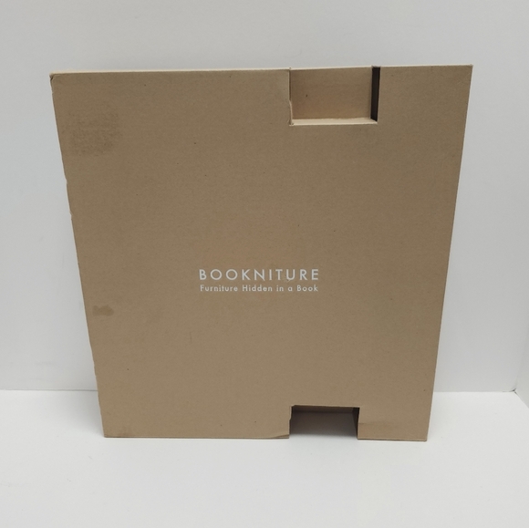 Bookniture Furniture Hidden In a Book Converts to 13" Stool Table Seat - Picture 2 of 6